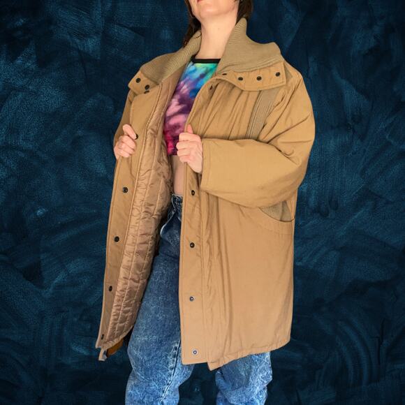 Vintage YR Women's Winter Coat - Grunge Oversize - Size XL/22.5 - Good Condition - Picture 3 of 10